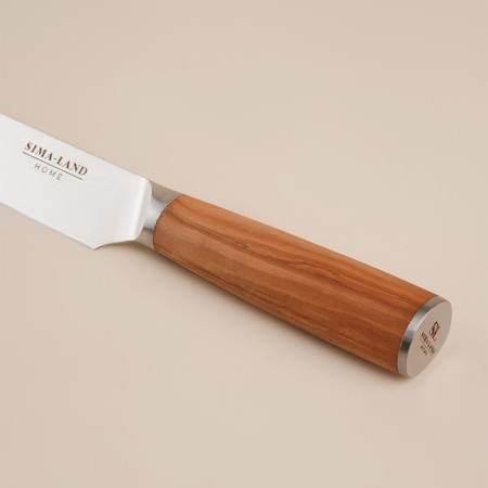 Koty Kitchen Sl Home "Olivia", cutting, blade 20.32 cm, Dama steel, brown color-5