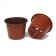 Pot for seedlings, 1 l, d = 15 cm, h = 9.5 cm, Greengo