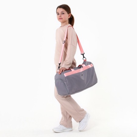 Sports bag Art Fox Study "Light Grey" 43*24*34 cm-2
