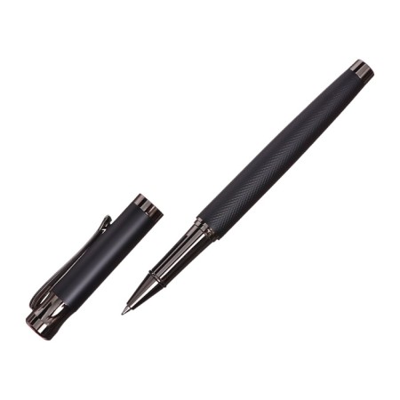 Handle Gift Roller in the leatherette case Case office Black Corps-2