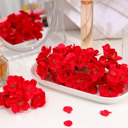 Soap flower sakura, red-1
