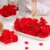 Soap flower sakura, red