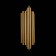 Sconces st. SL1629.301.02. Cesena. 2x40 watts, E14, 17x50 cm, brass color