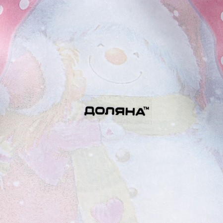 Glass Serving shares "Christmas tree. Snowman kiss ", 18 × 17.5 cm-3