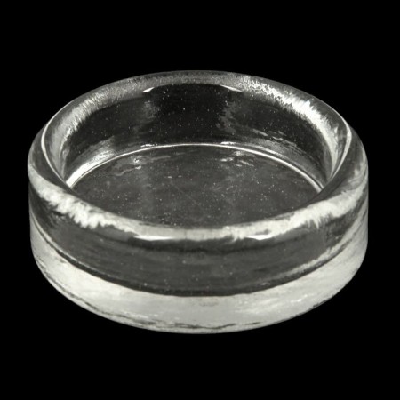Round light with a deepening under the candle D-90mm 12x2 cm