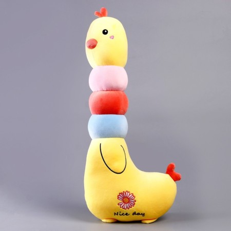 Soft toy-podushka "Kurochka", 60 cm, yellow color-5