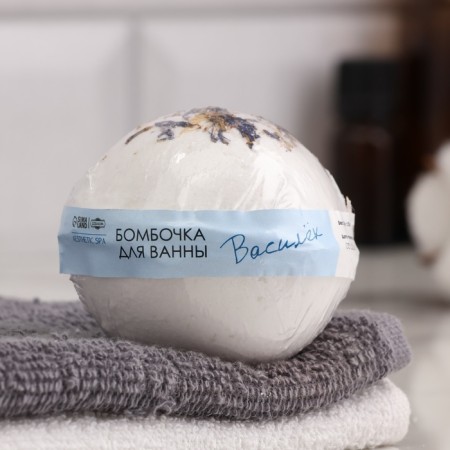 The bathtub "invigorating cornflower" with dry flowers of a cornflower 150 g