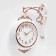 Watching double-sided watches, on a suspension, smooth move, 36 x 32 cm, d-27 cm, dial 19 cm