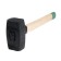Sledgehammer forged scrap, 3 kg, wooden handle