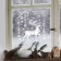 Stickers for the windows of the "Magic New Year", reusable, 33 x 50 cm, New Year