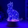Lamp "Cat Sygia" Led RGB from the network