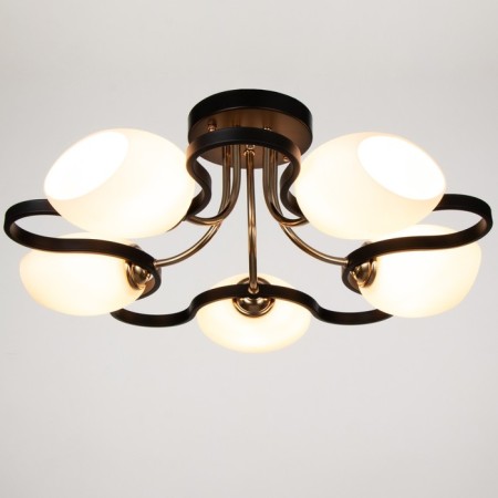 Chandelier 2780/5 E27 40W black and gold 55x55x25 cm Bayerlux-1