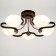 Chandelier 2780/5 E27 40W black and gold 55x55x25 cm Bayerlux