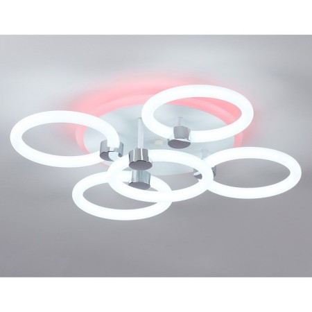LED ceiling lamp with Ambrella Light, Original, FA3841, 5XLED, 70 W, 5250LUM, 3000-6400K, white color.-4