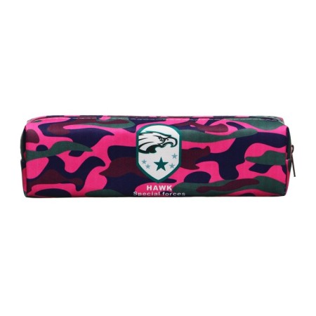 School "Millitari", on a zipper, pink-1