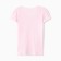 Women's T-shirt V-shaped neckline, light pink color, size 54