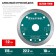Diamond disk Kraftool 36685-115, ultra-thin, d = 22.2 mm, 115 x 1.2 mm