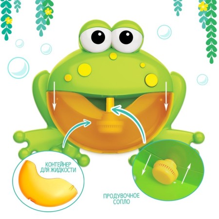 Musical toy for the bathroom "Beloved friend: frog", sound, Russian songs-3