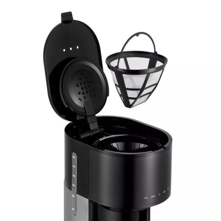 Coffee machine KitFort KT-7297, Capilular, 900 W, 1.5 l, silver-black-6