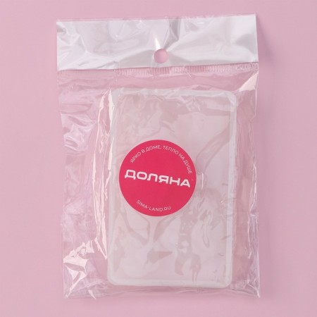 Mold Dolyana "Kotik", silicone, 7.7 × 5 × 0.7 cm, 6 cells, transparent color-4