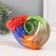 Suvenir glass "Sea shell" multi -colored 9x20x12 cm