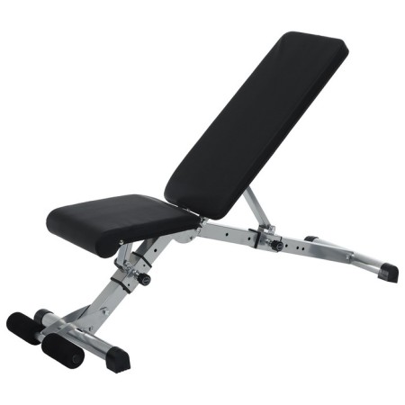 The bench is powerful, folding, with adjustable inclination-5