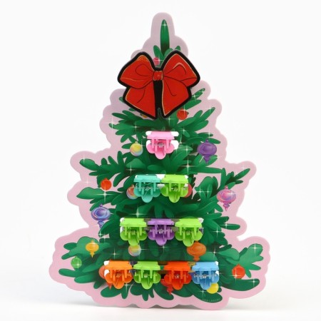 New Year's set, hairpin for hair and crab 10 pcs. "Holiday"-1