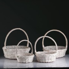 Set of baskets, 4 pcs, 50x18x50x38 cm, 45x16x45x33 cm, 38x14x39.5x29 cm