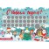 Advent calendar with stickers. Happy New Year!