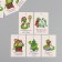 Cardboard Biro "mischief in the new year!" set 10 pcs (5 types) 4x6 cm