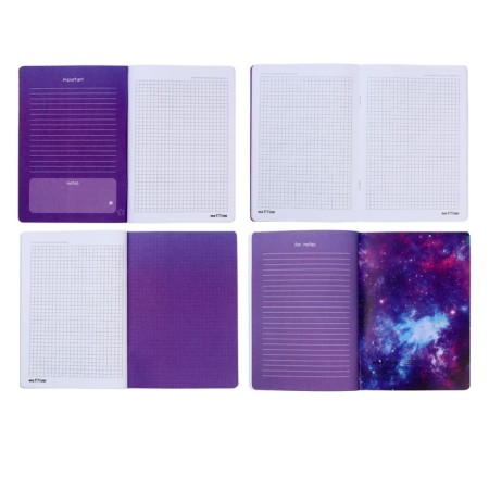 Notebook A5, 40 sheets in a cage, meshu miumiu, cover coated cardboard, matte lamination, foil embossing, euro-2
