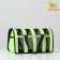 Striped-striped bag 35*23*22 cm, salad