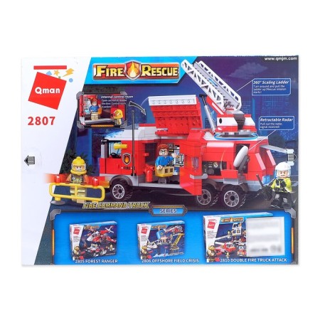 Design "Fire machine", 3 minifigurs, 366 parts-1