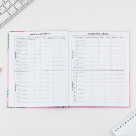 School 1-4 Diary “September 1: Princess”, solid cover 7BC, glossy lamination, 48 sheets-4