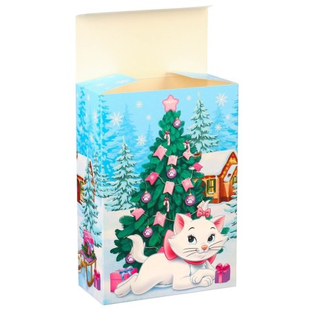 Gift box "New Year" 16x23x7.5 cm, cats aristocrats-1