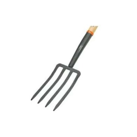 Garden pitchfork, with wooden cuttings, Truper 98x17x6 cm-1