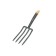 Garden pitchfork, with wooden cuttings, Truper 98x17x6 cm