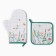 Set of kitchen. Ethel "Field Flowers" mittens-seizure 20x28cm, severity 19x19cm, 100% HL