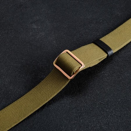 Weapon belt, with adjustment, tarpaulin, khaki-1