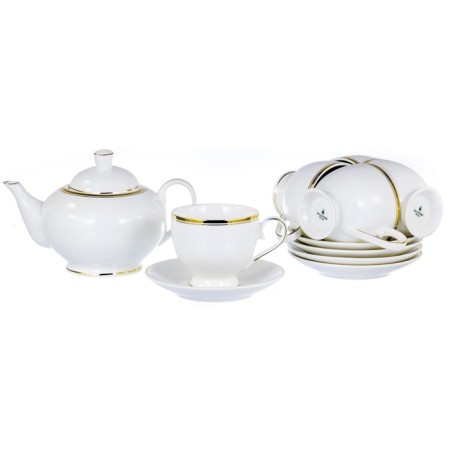 Tea set of Balsford "Grace", porcelain, 13 items-1