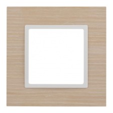 The frame for the circuit breaker for 1 post, wood, era Elegance, white oak-white