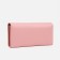 Women's wallet on magnets, pink color