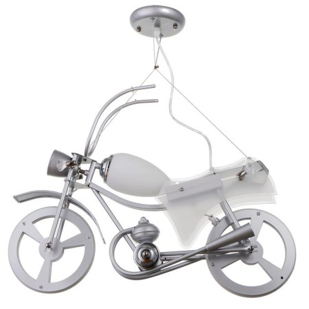 Moped chandelier E14 40W+ 2LED silver 62x18x33 cm