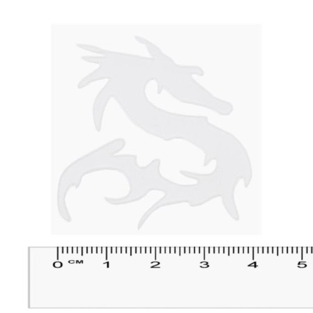 Skyway Metalloplastic Schildik "Dragon 1", sticker, 45*55 mm
