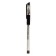 Gel pen 0.5 mm staff, rubber holder, black rod