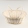 Basket with mobile handles, 32 x 25 x 13 cm, willow