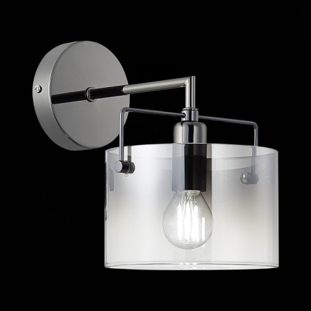 Wall lamp EVOLUCE. Sle155601-01. Nosta. 1x40 W, E14, 15x21 cm, color chromium-1