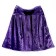 Carnival set "Beautiful Witcher", hat, cape, wig, purple color