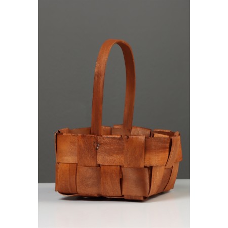 Wicker basket 23 x 16 x 8 cm, handle h = 12 cm, natural