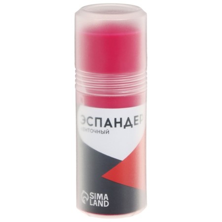 Эспандер ленточный для фитнеса ONLYTOP, 150х15х0,05 см, 20 кг, цвета МИКС-12